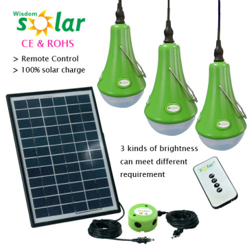 Good Quality Led Light Solar Power Kit with 12W Solar Panel